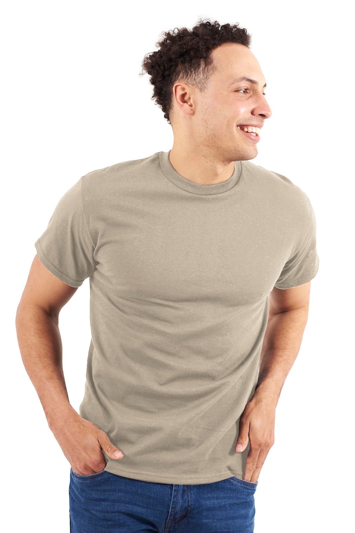 Premium CVC Adult Tee Shirt-Blank Shirt-Brisco Brands