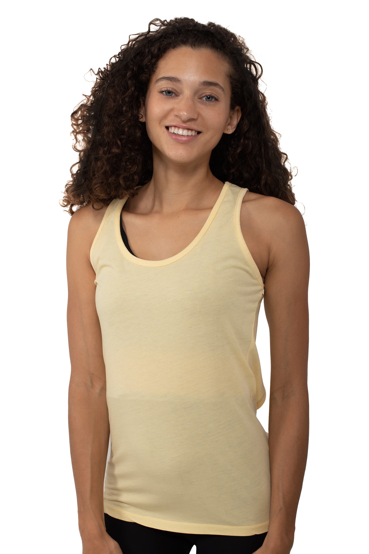 Tie Back Tank-Blank Shirt-Brisco Brands