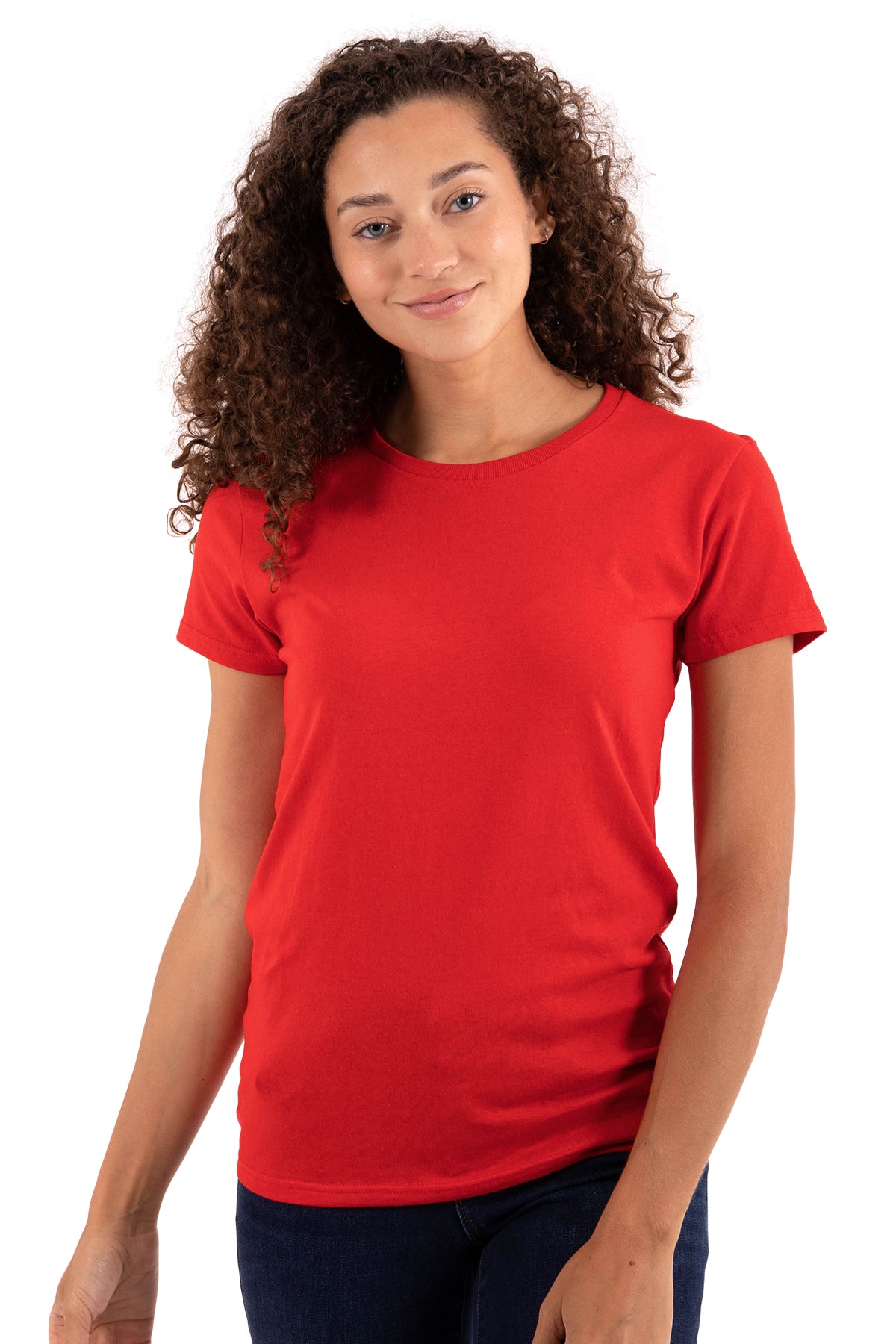 Value CVC Womens Tee Shirt-Blank Shirt-Brisco Brands