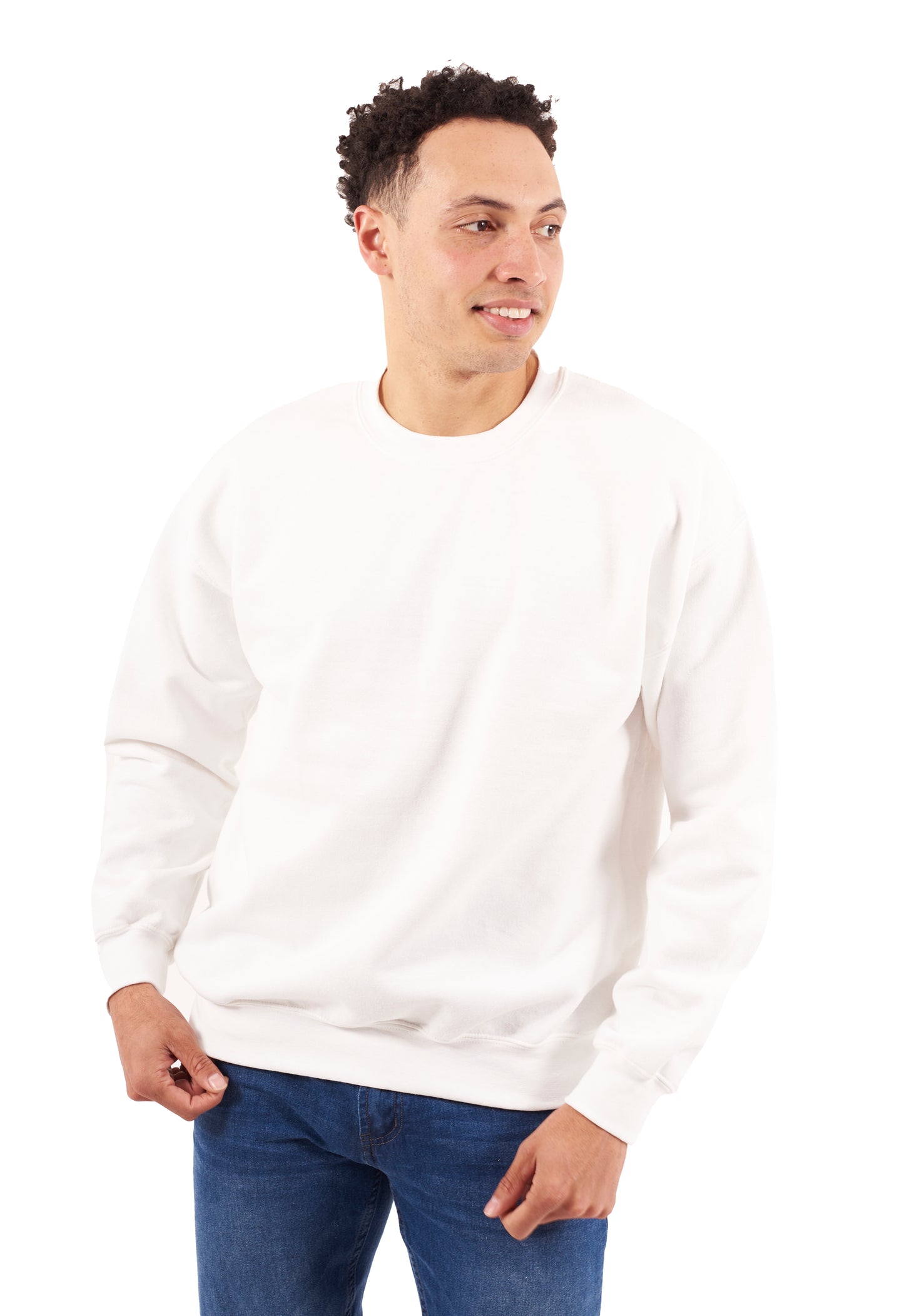 Premium 3 End Fleece Crewneck Sweatshirt-Blank Shirt-Brisco Brands
