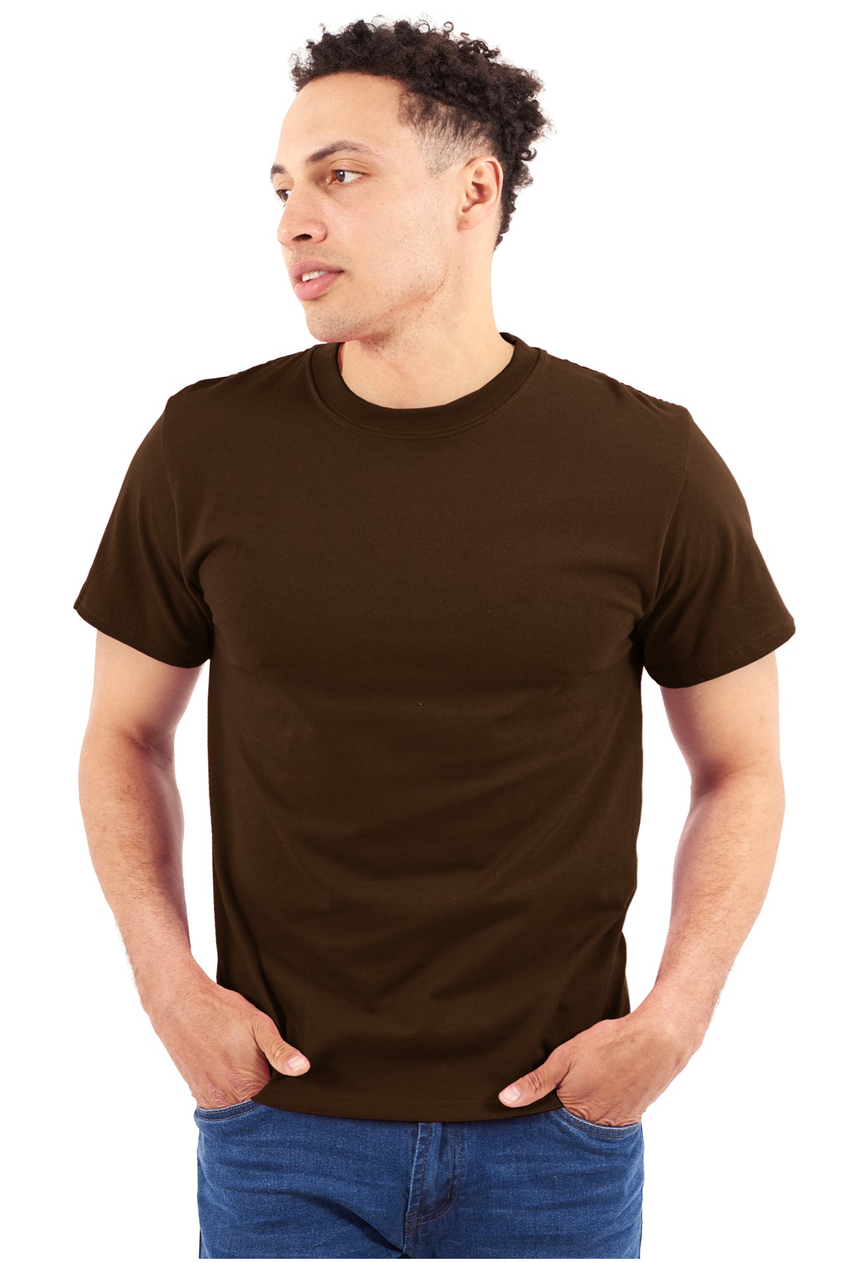 Premium CVC Adult Tee Shirt-Blank Shirt-Brisco Brands