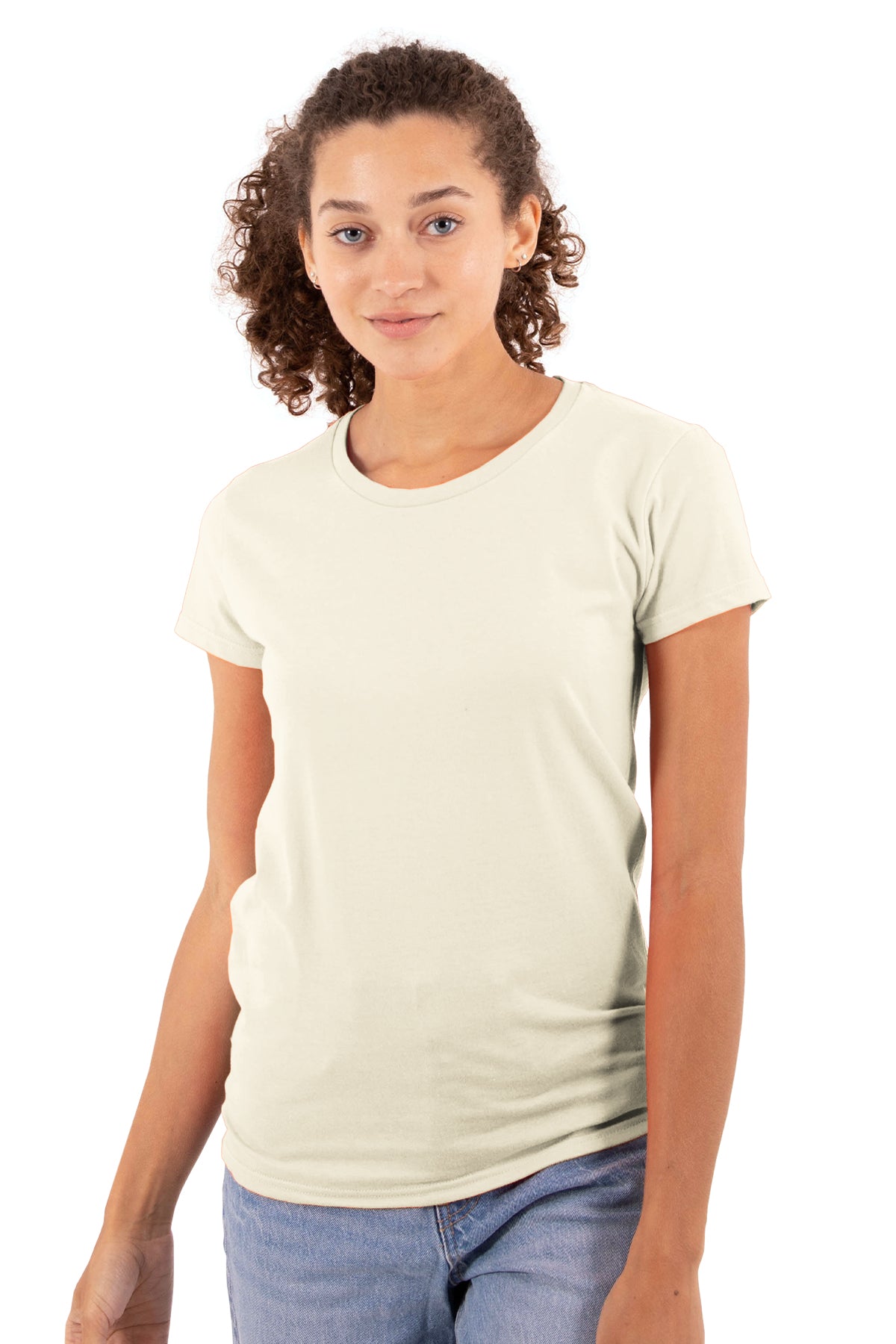 Value CVC Womens Tee Shirt-Blank Shirt-Brisco Brands