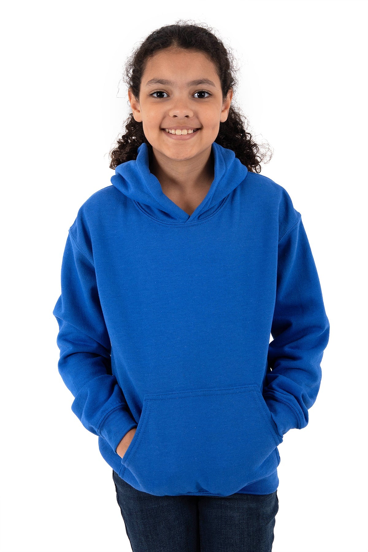 Premium 3 End Fleece Youth Hooded Sweatshirt