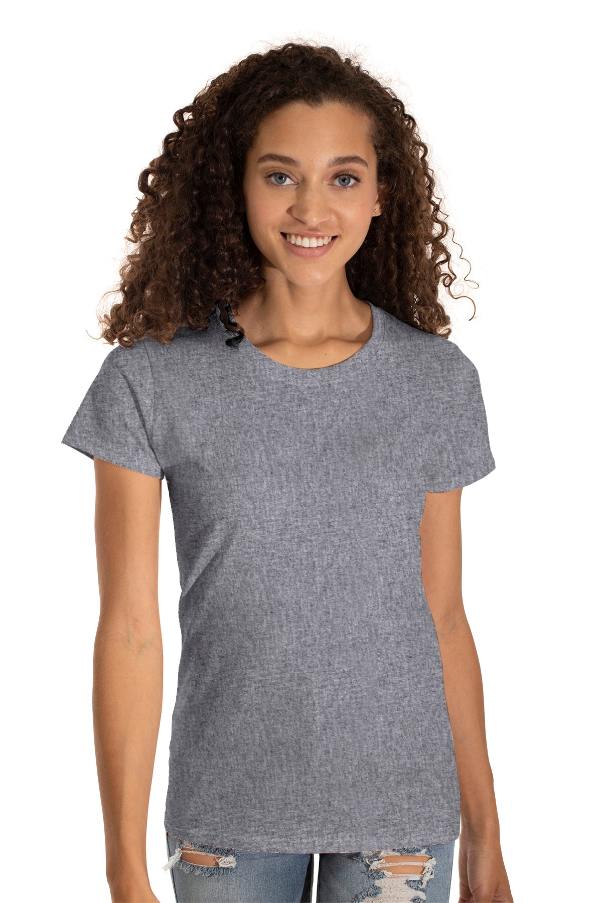 Premium CVC Womens Tee Shirt-Blank Shirt-Brisco Brands