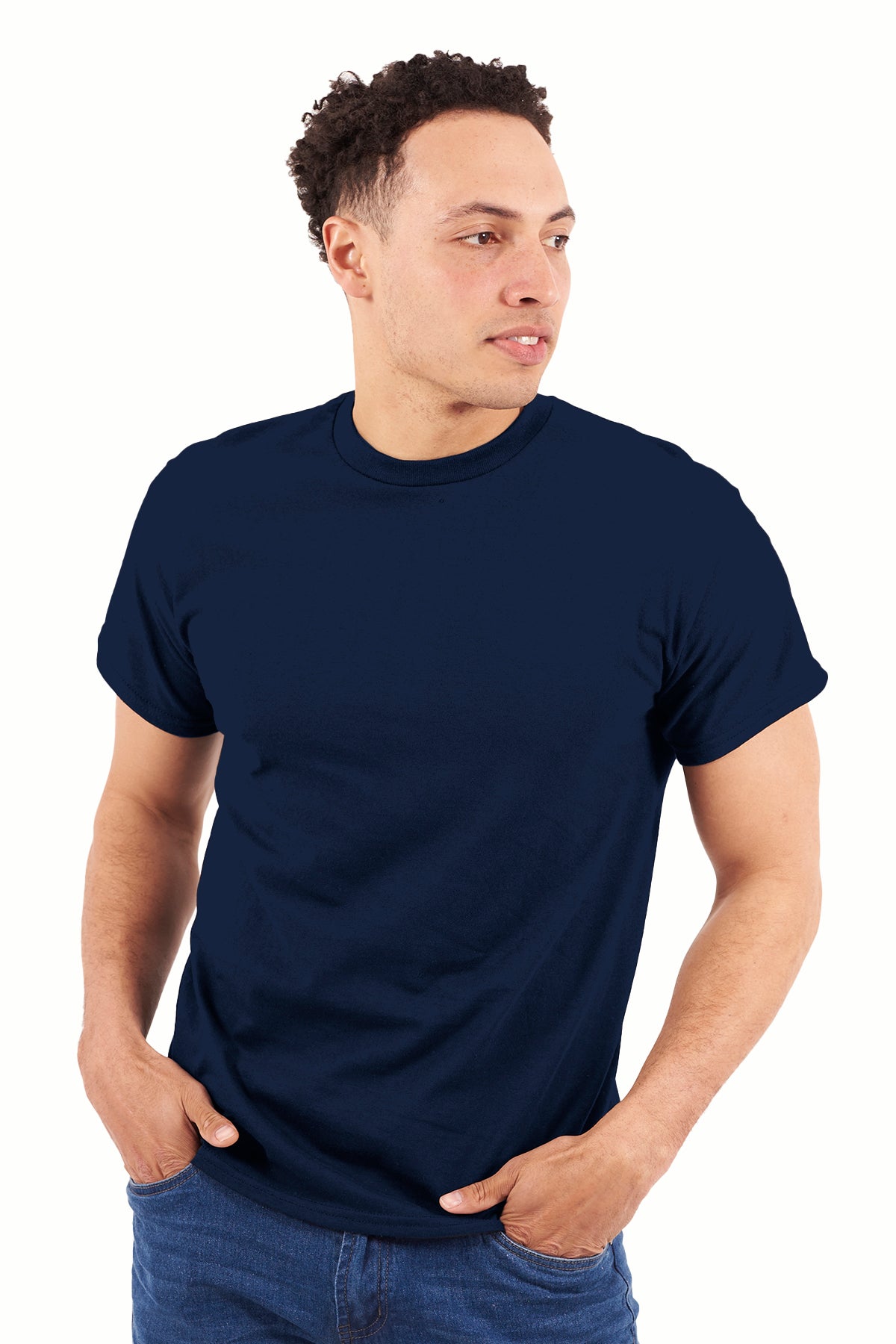 Premium CVC Adult Tee Shirt-Blank Shirt-Brisco Brands