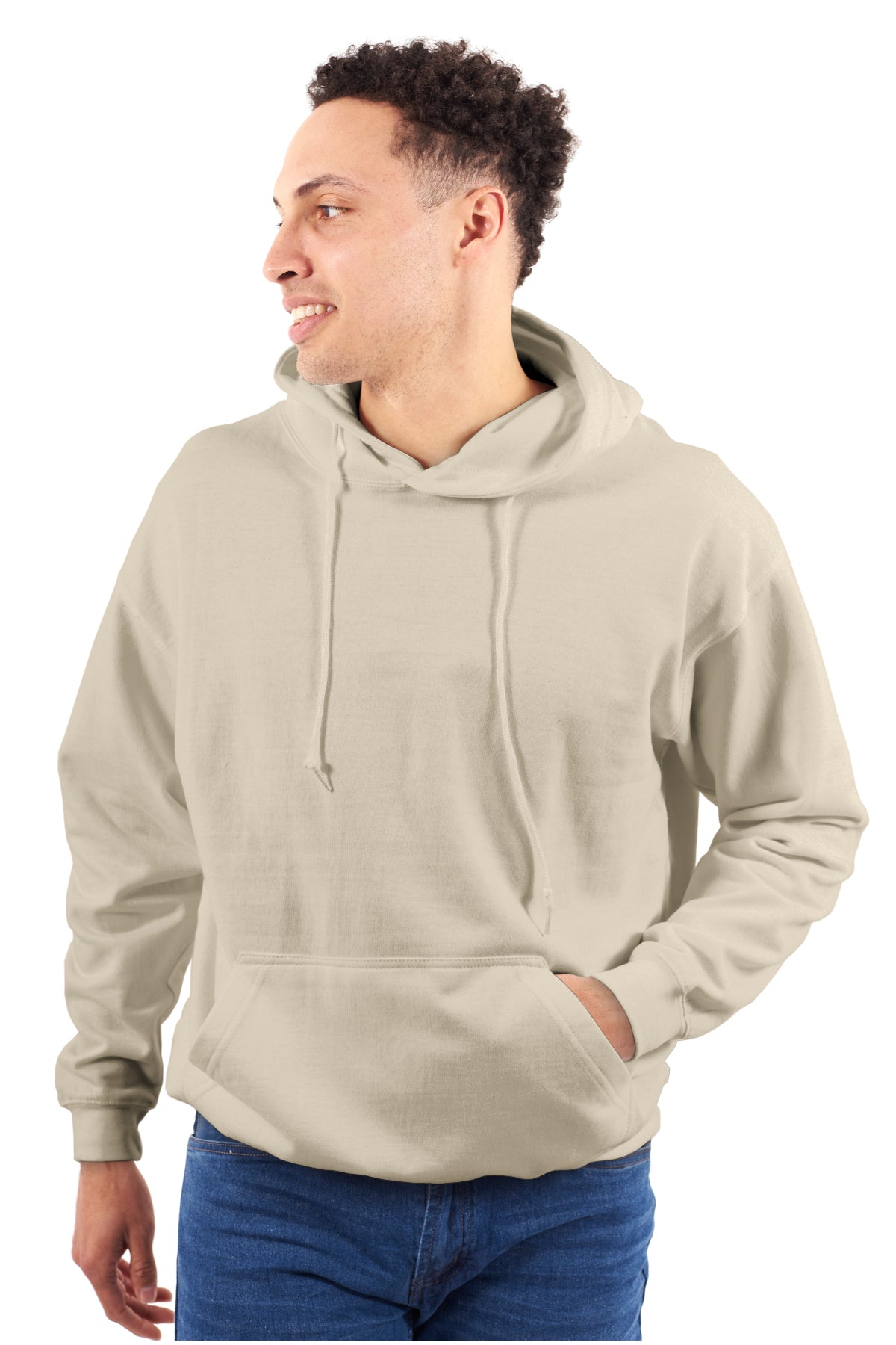 Promotional Fleece Hooded Sweatshirt-Blank Shirt-Brisco Brands