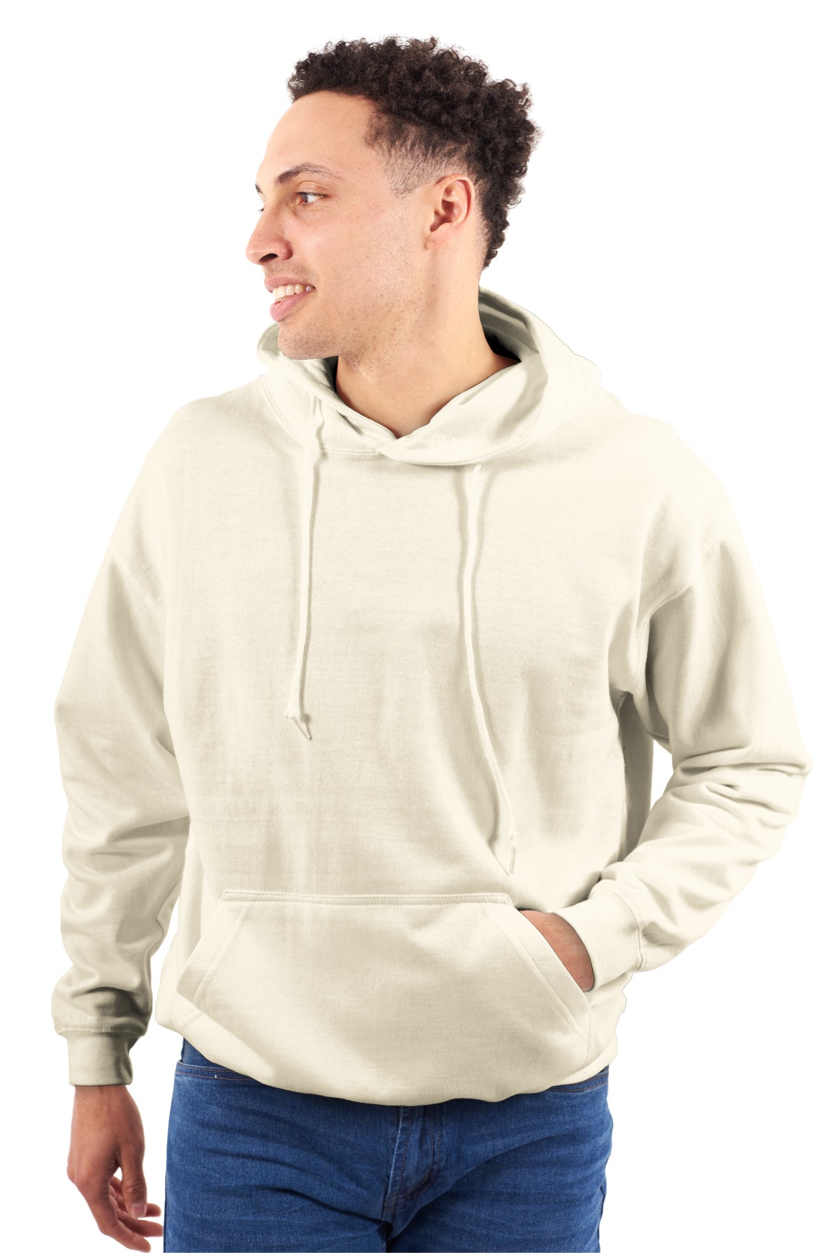 Promotional Fleece Hooded Sweatshirt-Blank Shirt-Brisco Brands