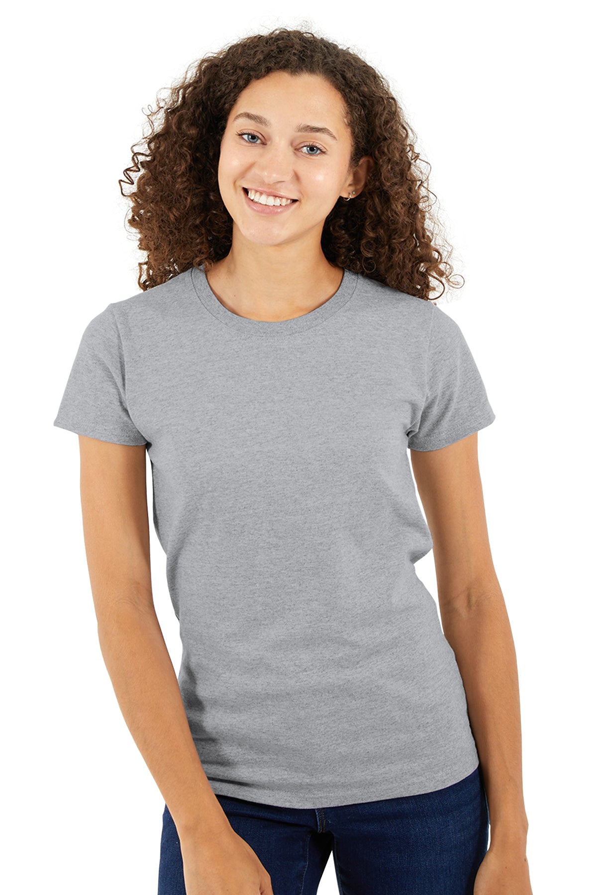 Value CVC Womens Tee Shirt-Blank Shirt-Brisco Brands