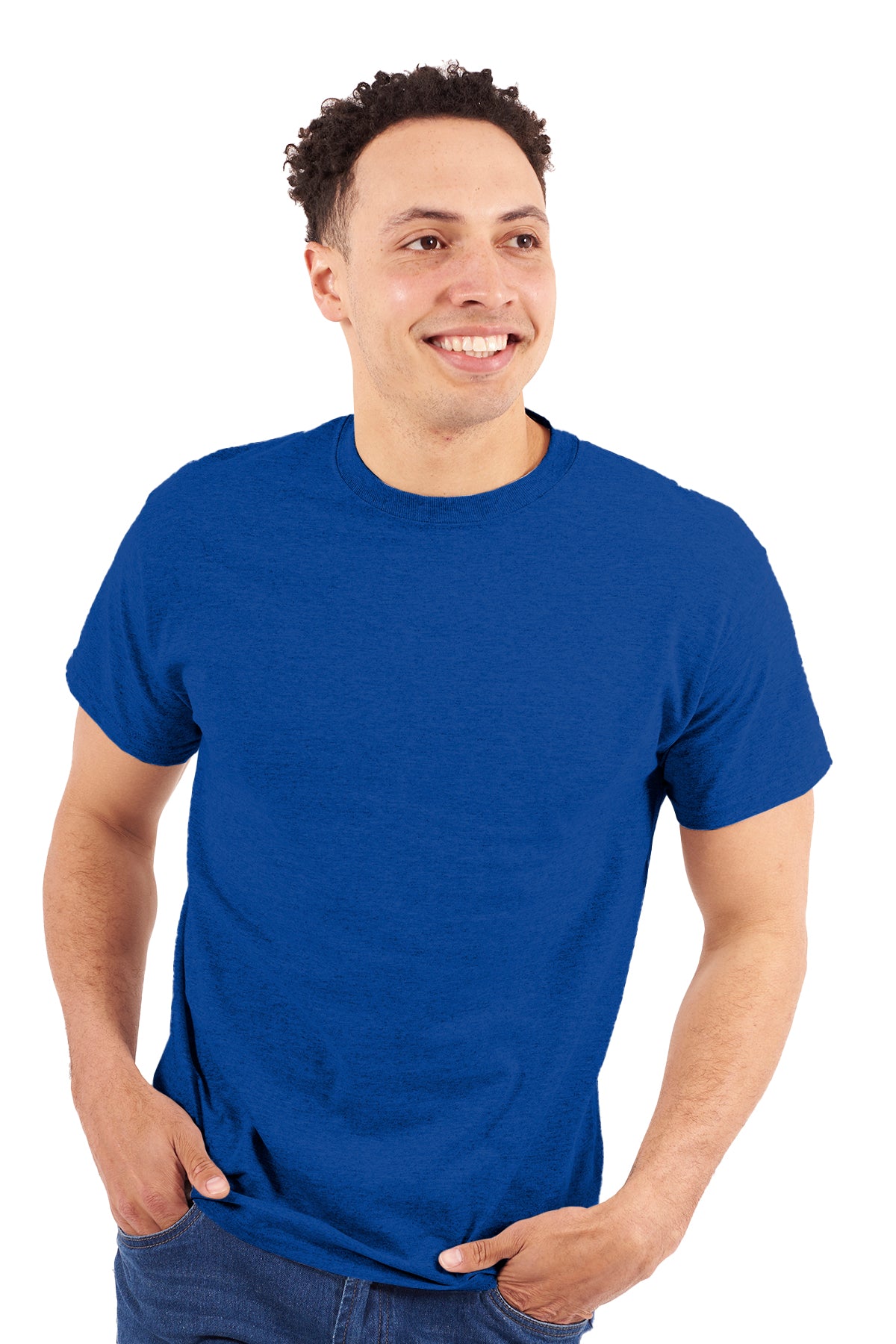 Premium CVC Adult Tee Shirt-Blank Shirt-Brisco Brands
