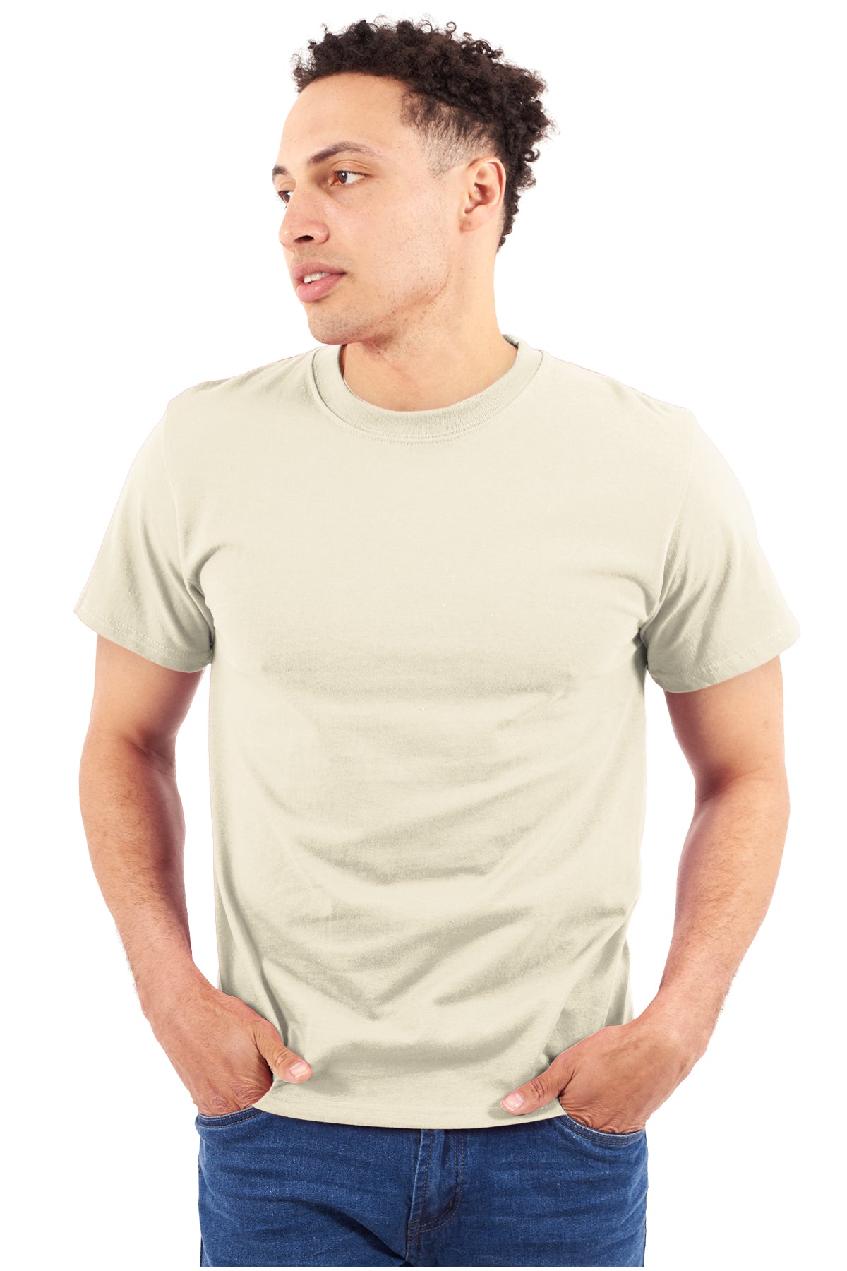 Value CVC Adult Tee Shirt-Blank Shirt-Brisco Brands