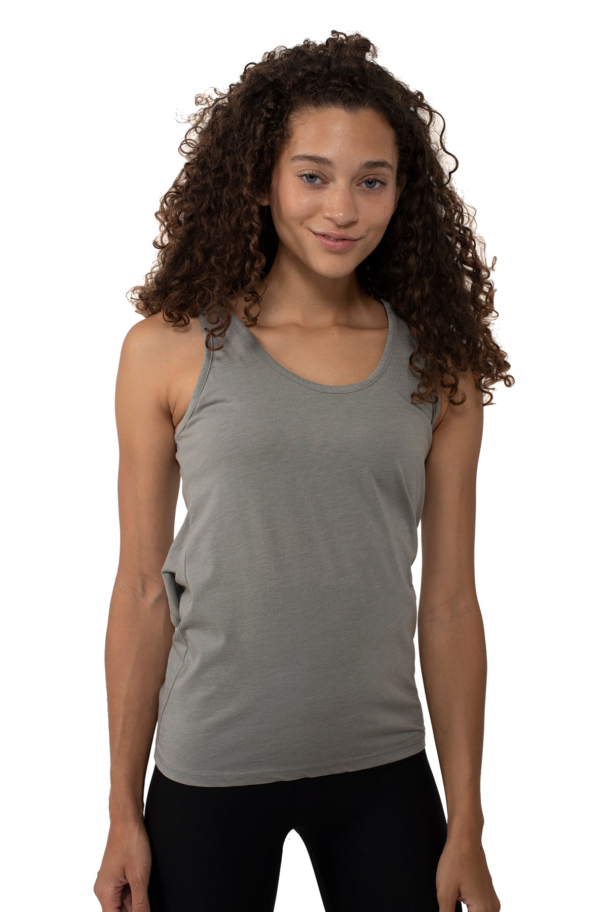 Tie Back Tank-Blank Shirt-Brisco Brands