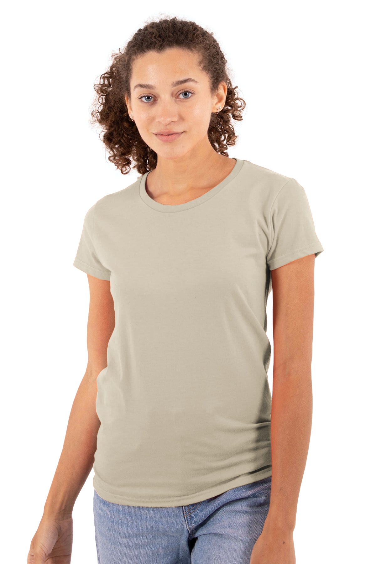 Premium CVC Womens Tee Shirt-Blank Shirt-Brisco Brands
