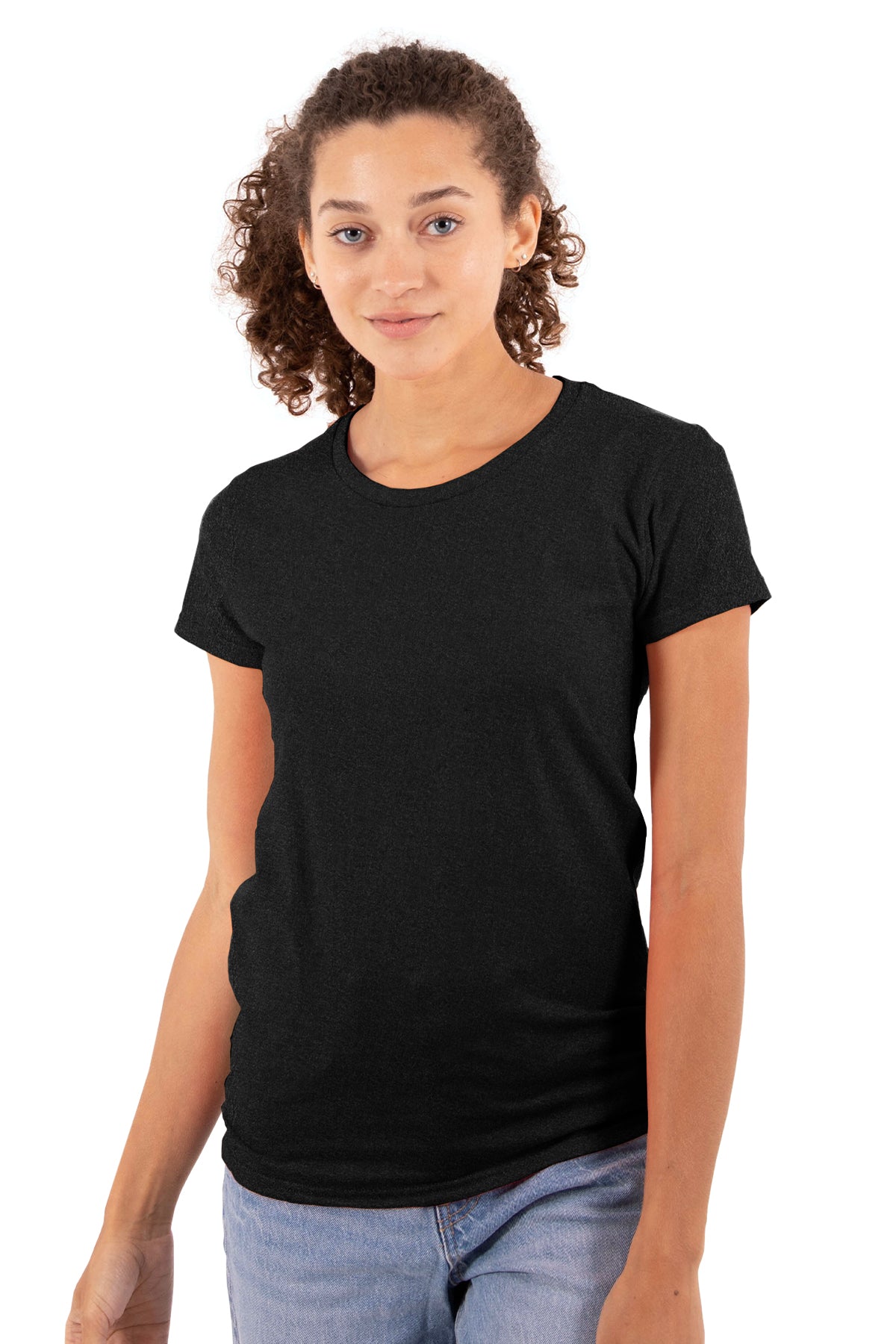 Premium CVC Womens Tee Shirt-Blank Shirt-Brisco Brands