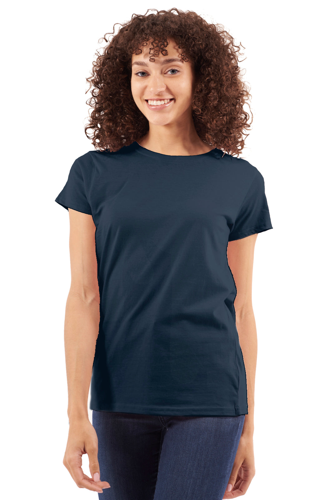 Premium CVC Womens Tee Shirt-Blank Shirt-Brisco Brands