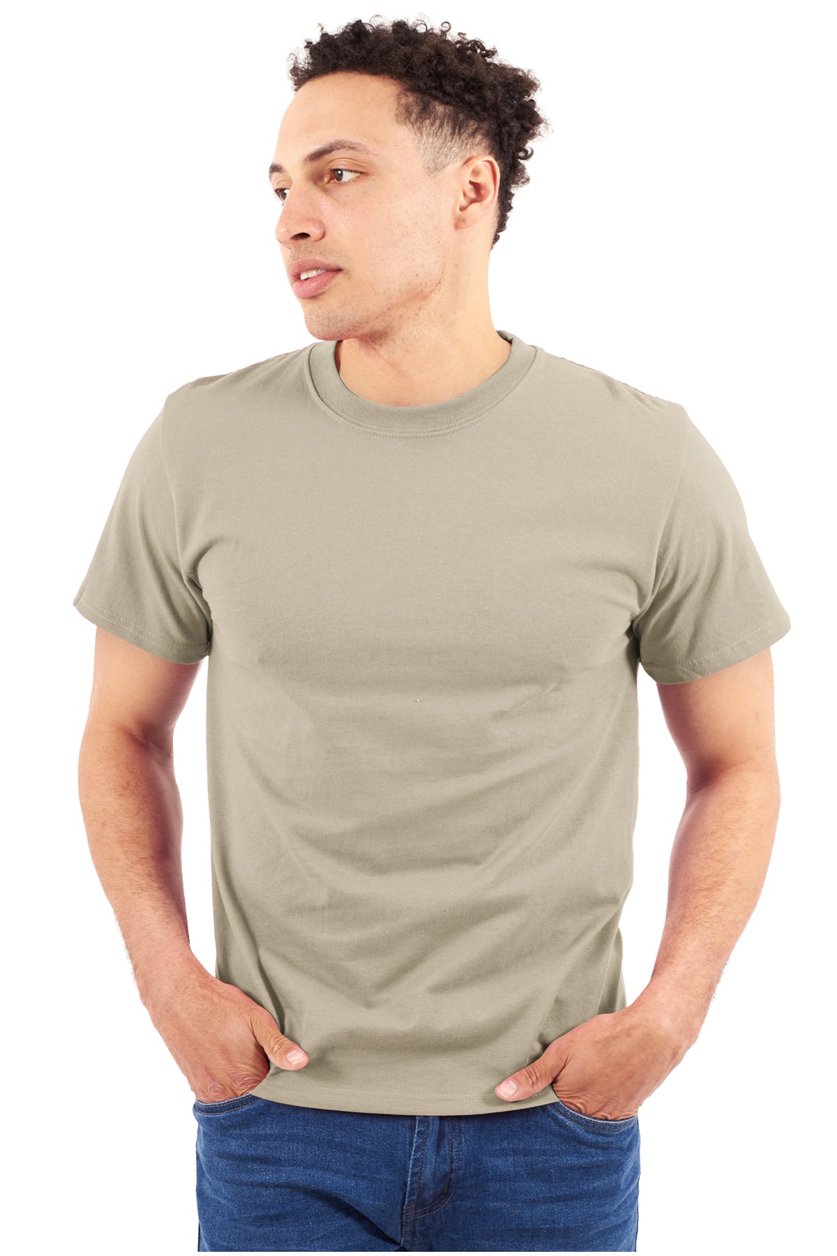 Value CVC Adult Tee Shirt-Blank Shirt-Brisco Brands
