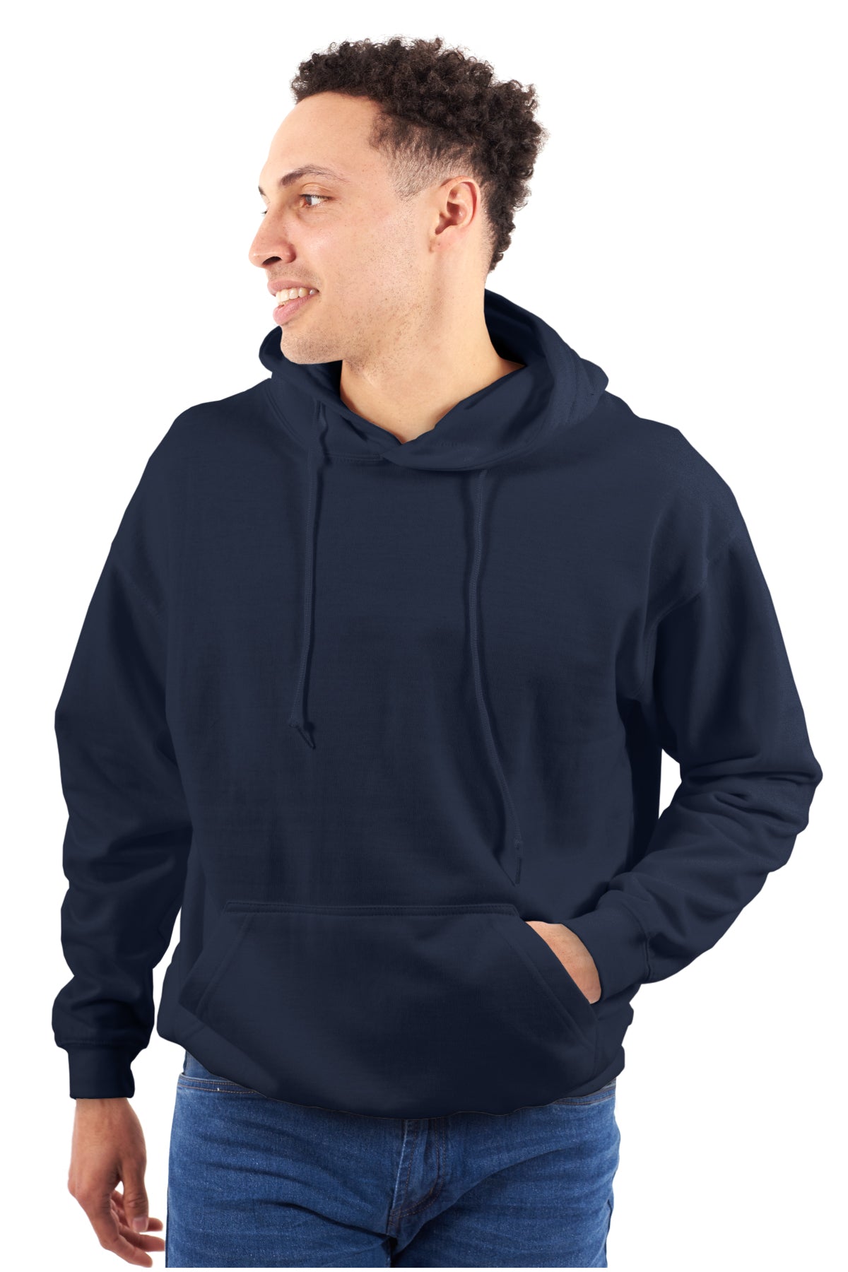 Promotional Fleece Hooded Sweatshirt-Blank Shirt-Brisco Brands