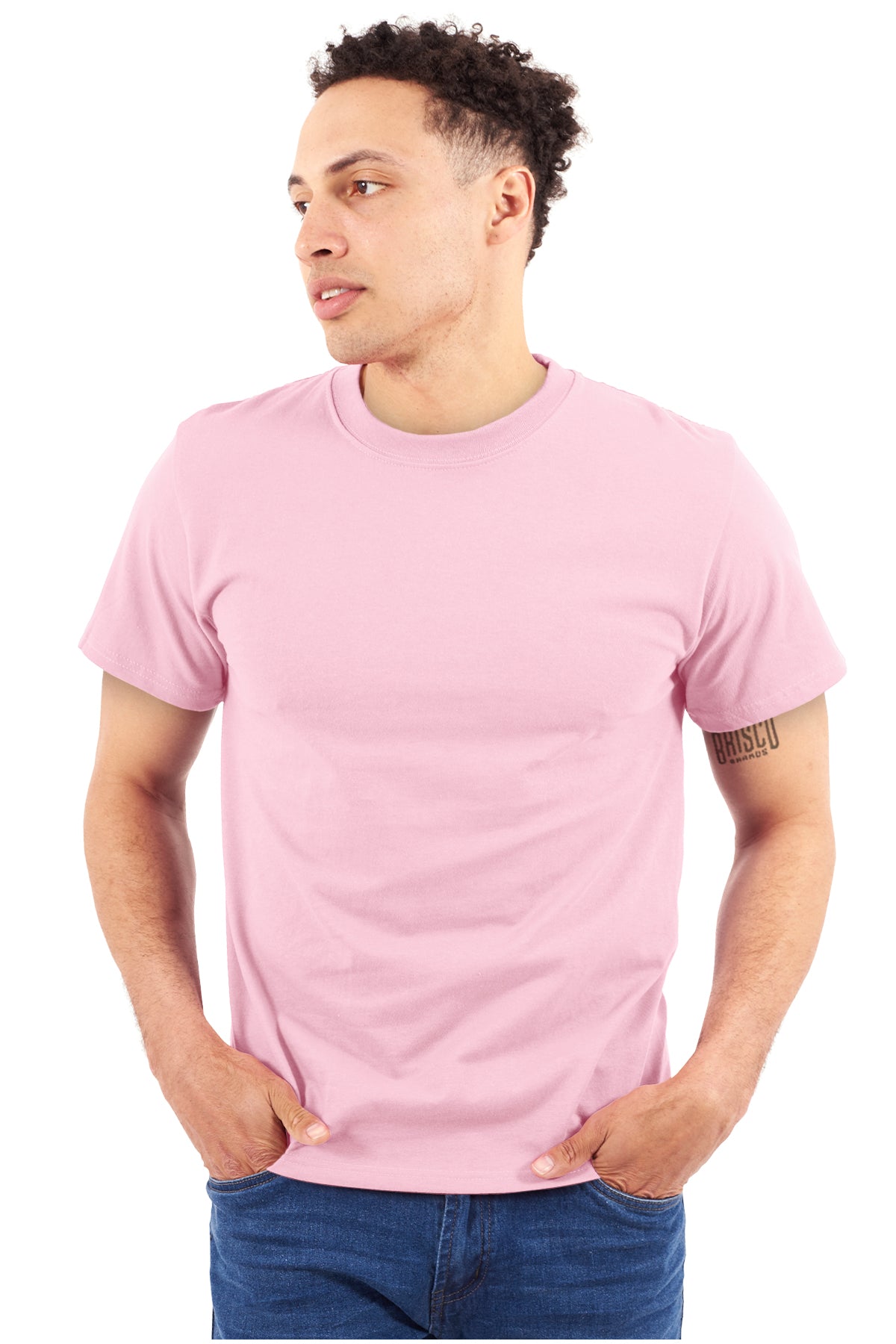 Premium CVC Adult Tee Shirt-Blank Shirt-Brisco Brands