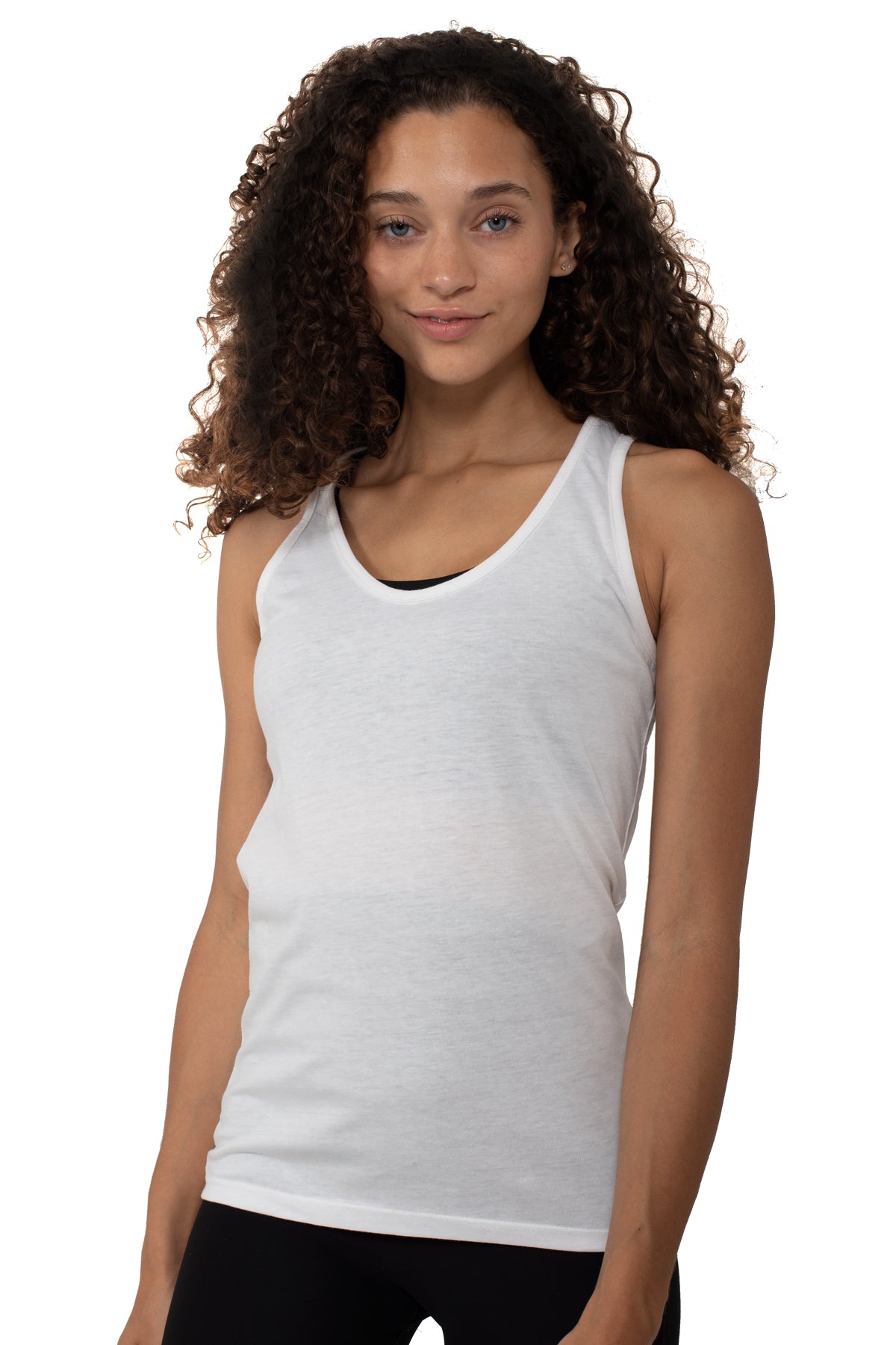 Tie Back Tank-Blank Shirt-Brisco Brands