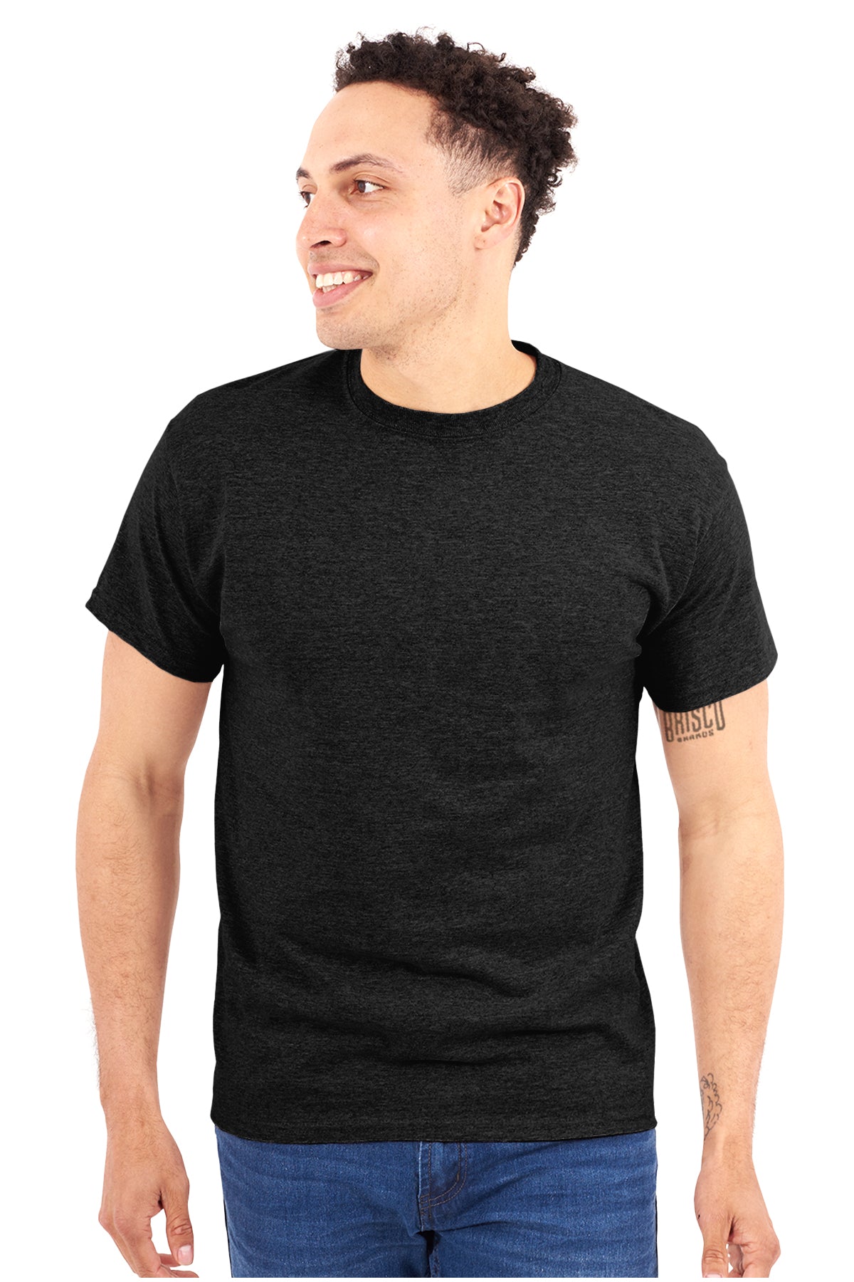 Value CVC Adult Tee Shirt-Blank Shirt-Brisco Brands
