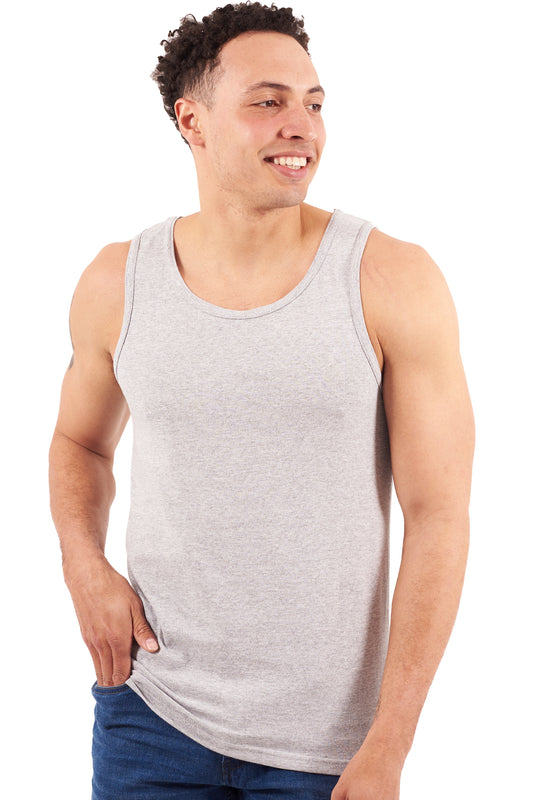 Premium CVC Adult Tank Top-Blank Shirt-Brisco Brands