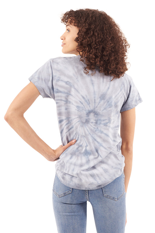 Spider Adult Tie Dye Tee-Blank Shirt-Brisco Brands