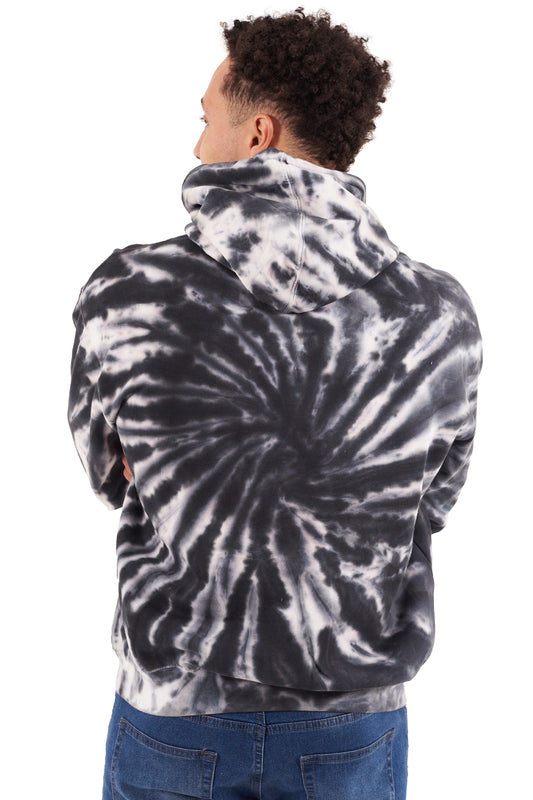 Spider Tie Dye Hoodie-Blank Shirt-Brisco Brands