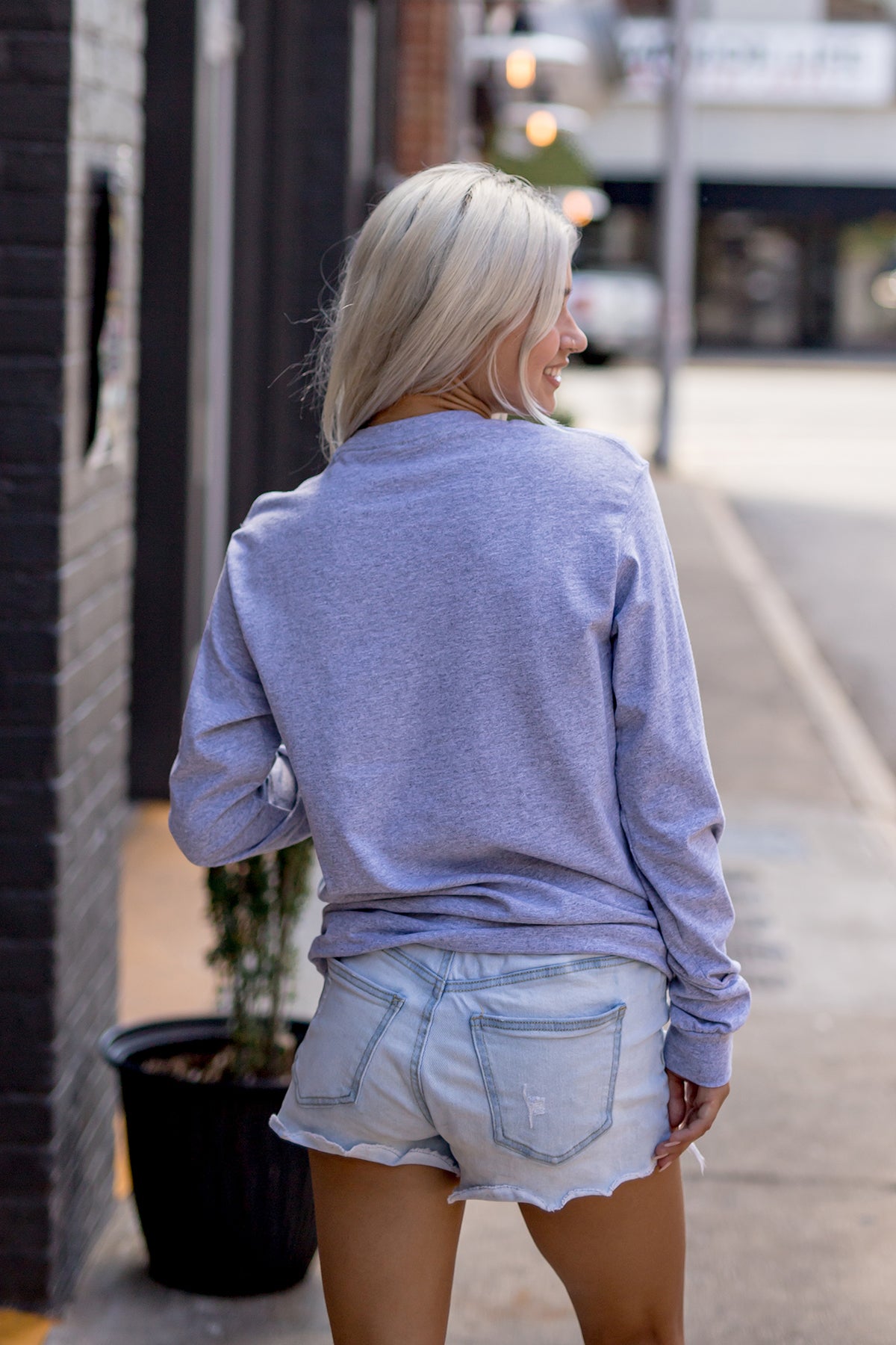Premium CVC Long Sleeve Tee-Blank Shirt-Brisco Brands