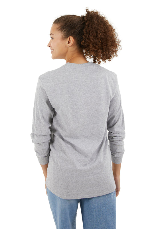 Value CVC Long Sleeve Tee-Blank Shirt-Brisco Brands