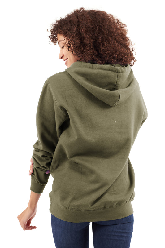 Premium 3 End Fleece Hooded Sweatshirt-Blank Shirt-Brisco Brands
