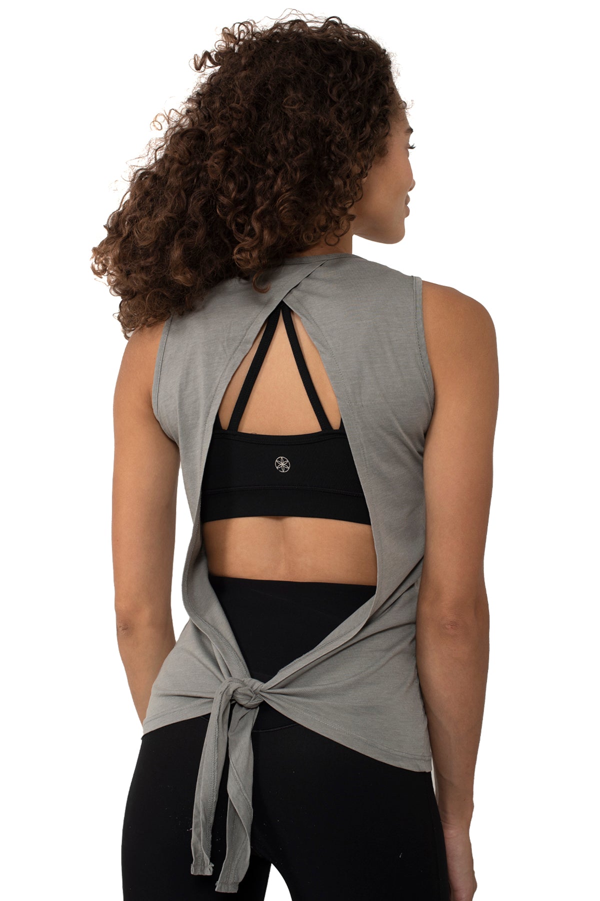 Tie Back Tank-Blank Shirt-Brisco Brands