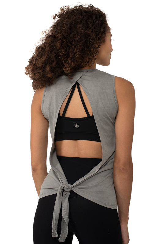 Tie Back Tank-Blank Shirt-Brisco Brands