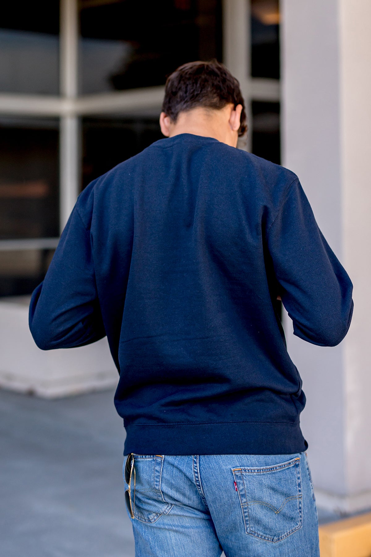 Premium 3 End Fleece Crewneck Sweatshirt-Blank Shirt-Brisco Brands