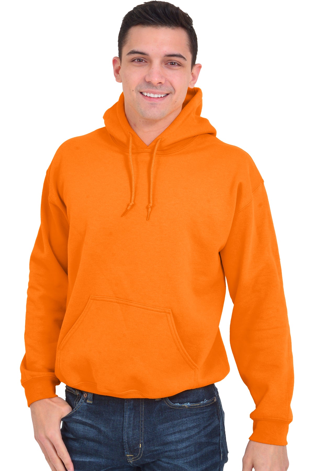Promotional Fleece Hooded Sweatshirt-Blank Shirt-Brisco Brands