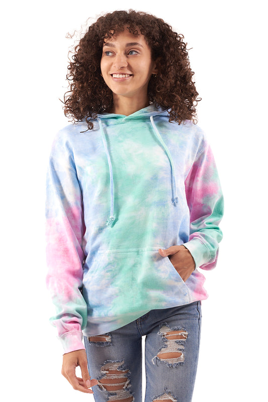 Cloud Tie Dye Hoodie-Blank Shirt-Brisco Brands
