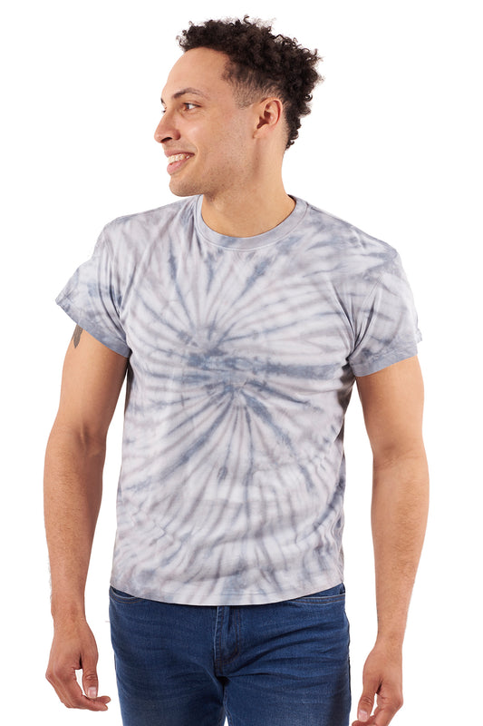 Spider Adult Tie Dye Tee-Blank Shirt-Brisco Brands