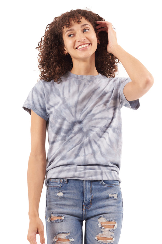 Spider Adult Tie Dye Tee-Blank Shirt-Brisco Brands