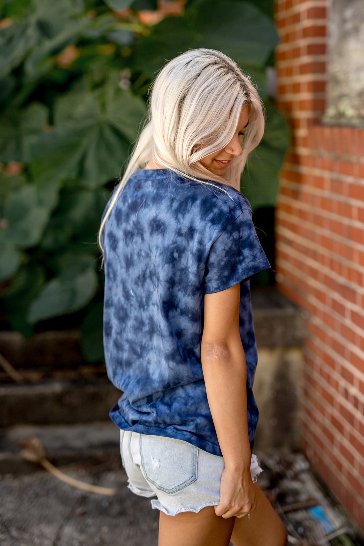 Crystal Adult Tie Dye Tee-Blank Shirt-Brisco Brands