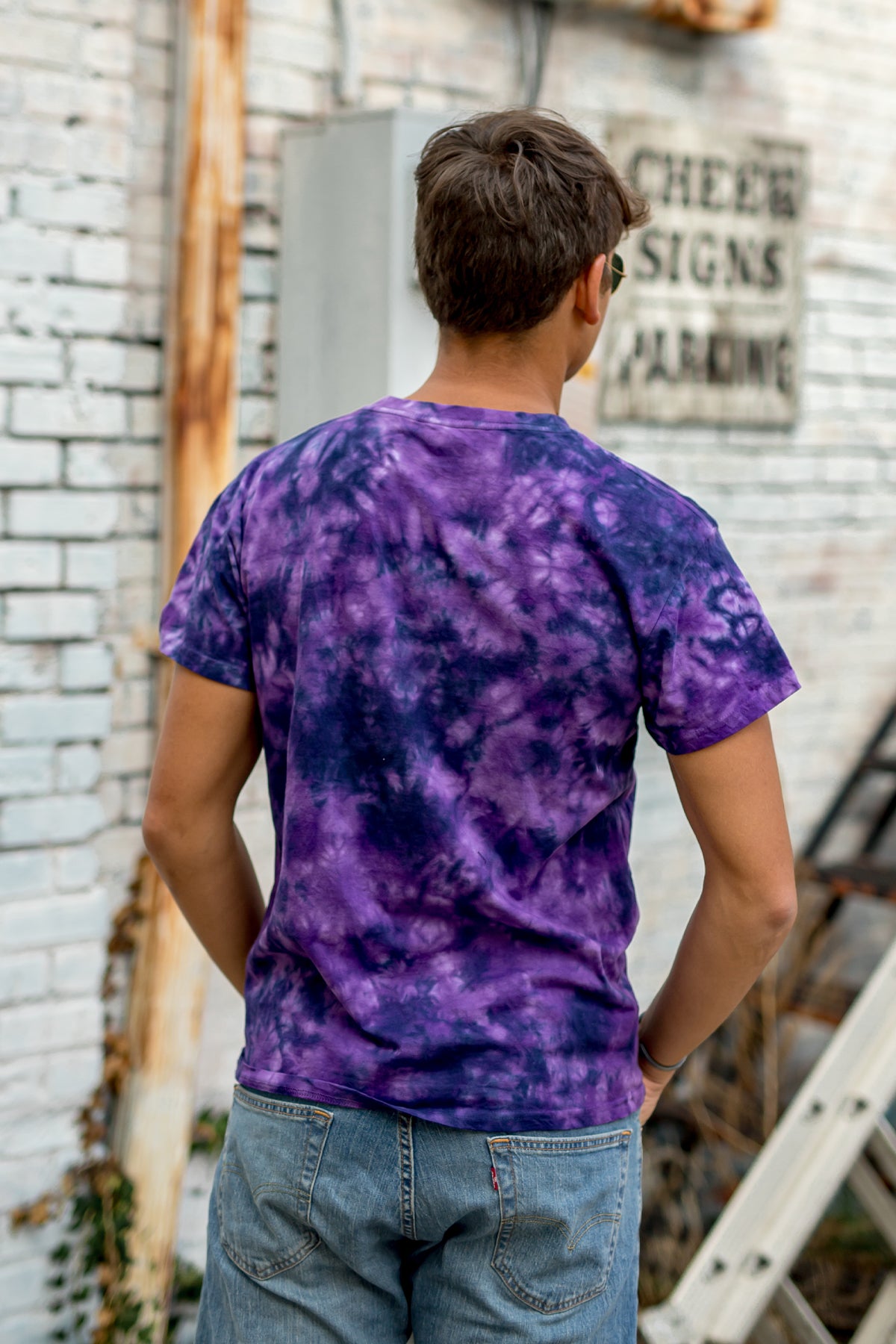 Crystal Adult Tie Dye Tee-Blank Shirt-Brisco Brands