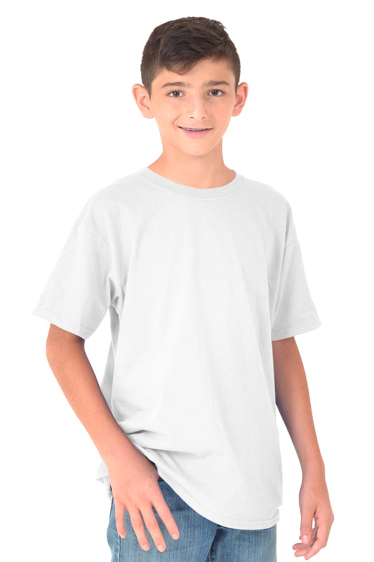 Premium CVC Youth Tee Shirt-Blank Shirt-Brisco Brands