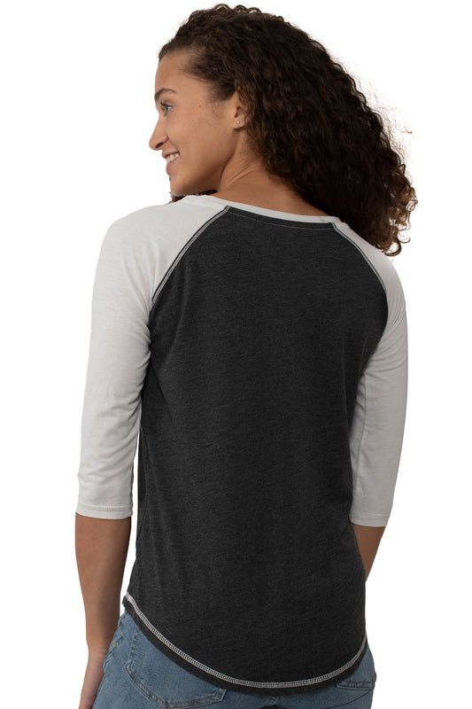 3/4 Sleeve Raglan-Blank Shirt-Brisco Brands