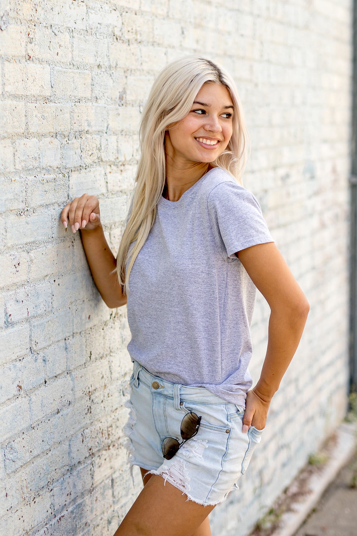 Premium CVC Womens Tee Shirt-Blank Shirt-Brisco Brands