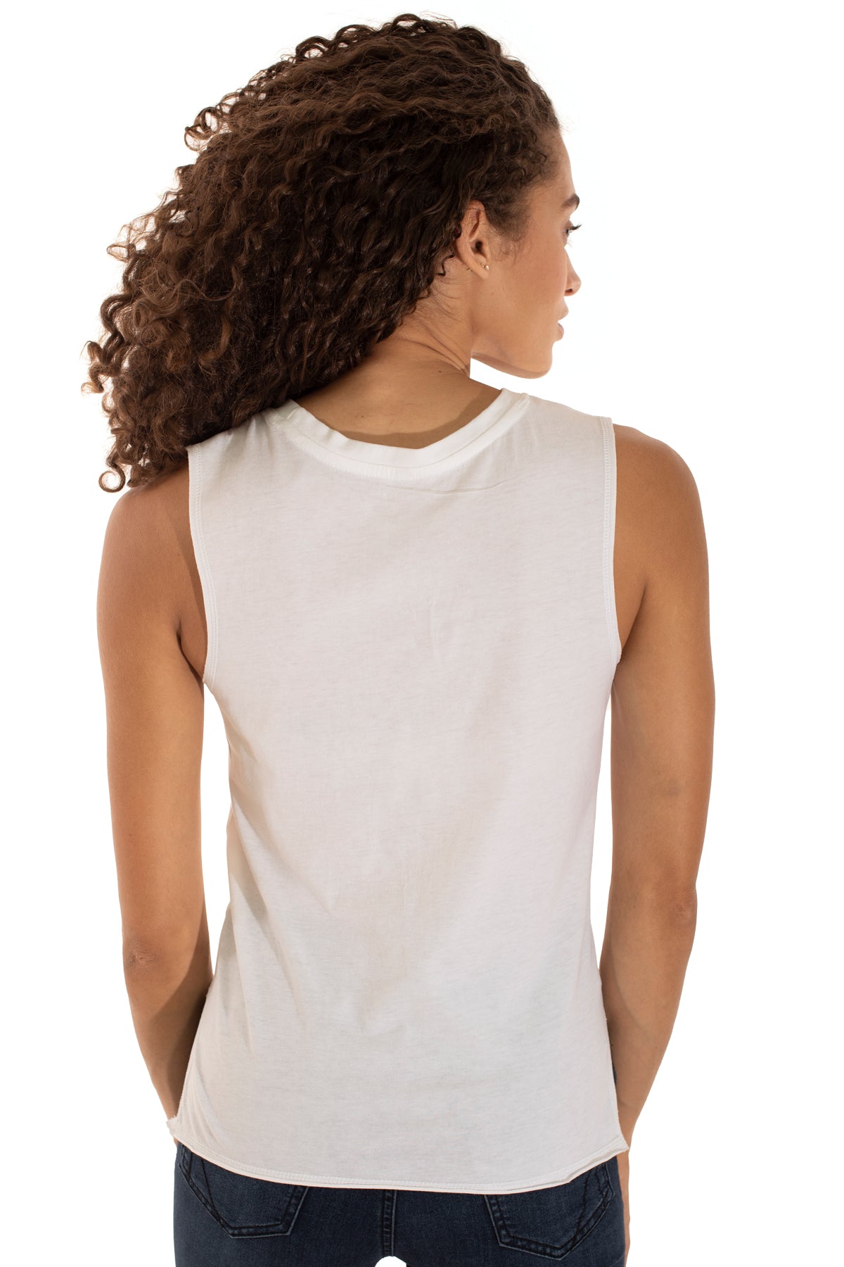 High Low Muscle-Blank Shirt-Brisco Brands