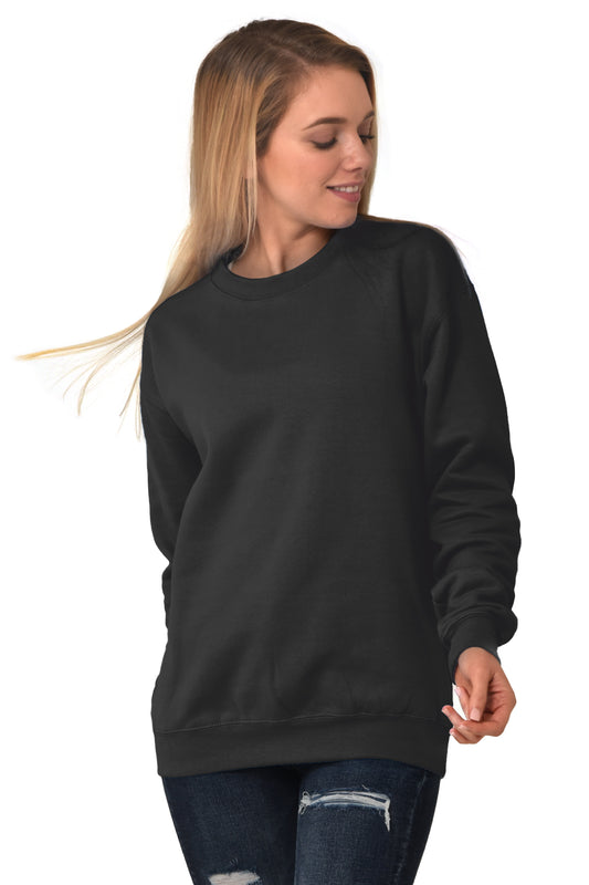 Premium 3 End Fleece Crewneck Sweatshirt-Blank Shirt-Brisco Brands