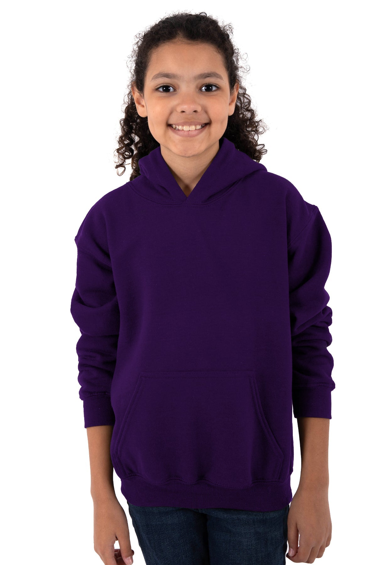 Premium 3 End Fleece Youth Hooded Sweatshirt