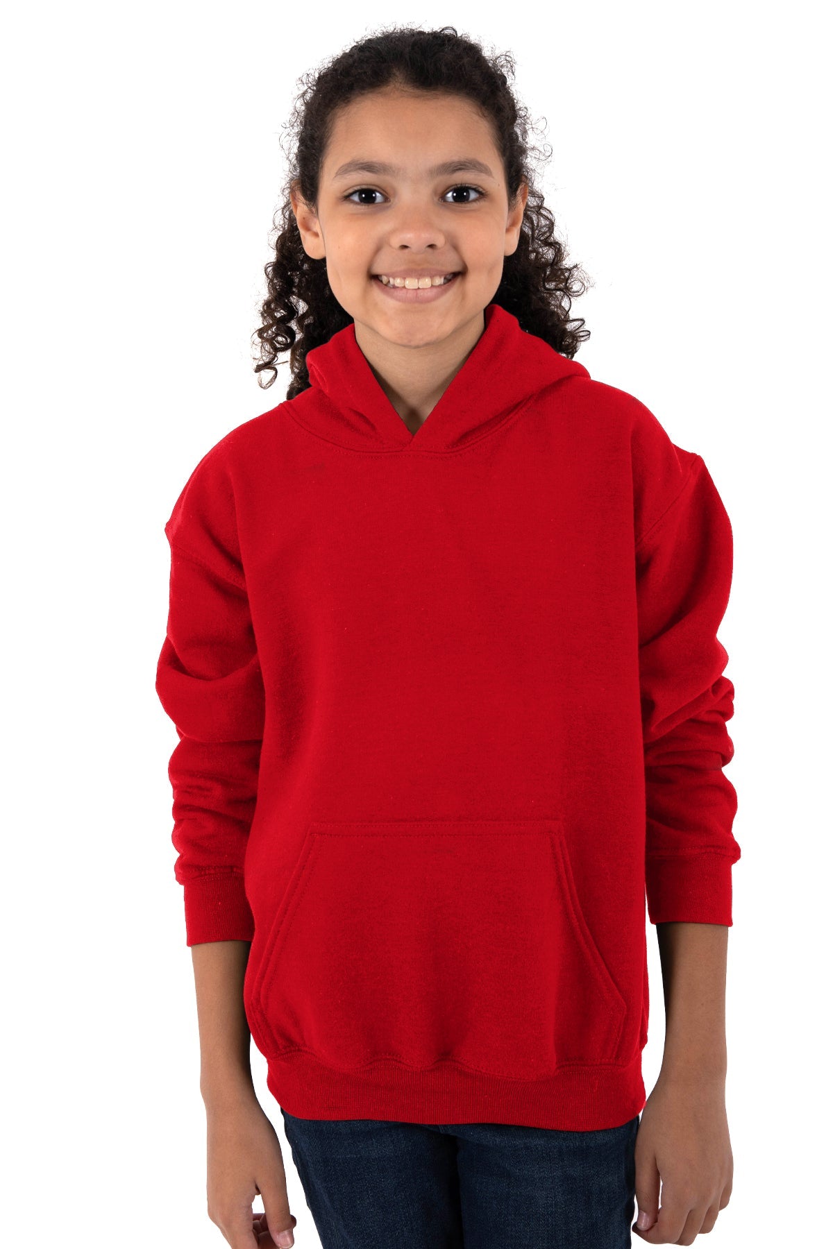 Premium 3 End Fleece Youth Hooded Sweatshirt