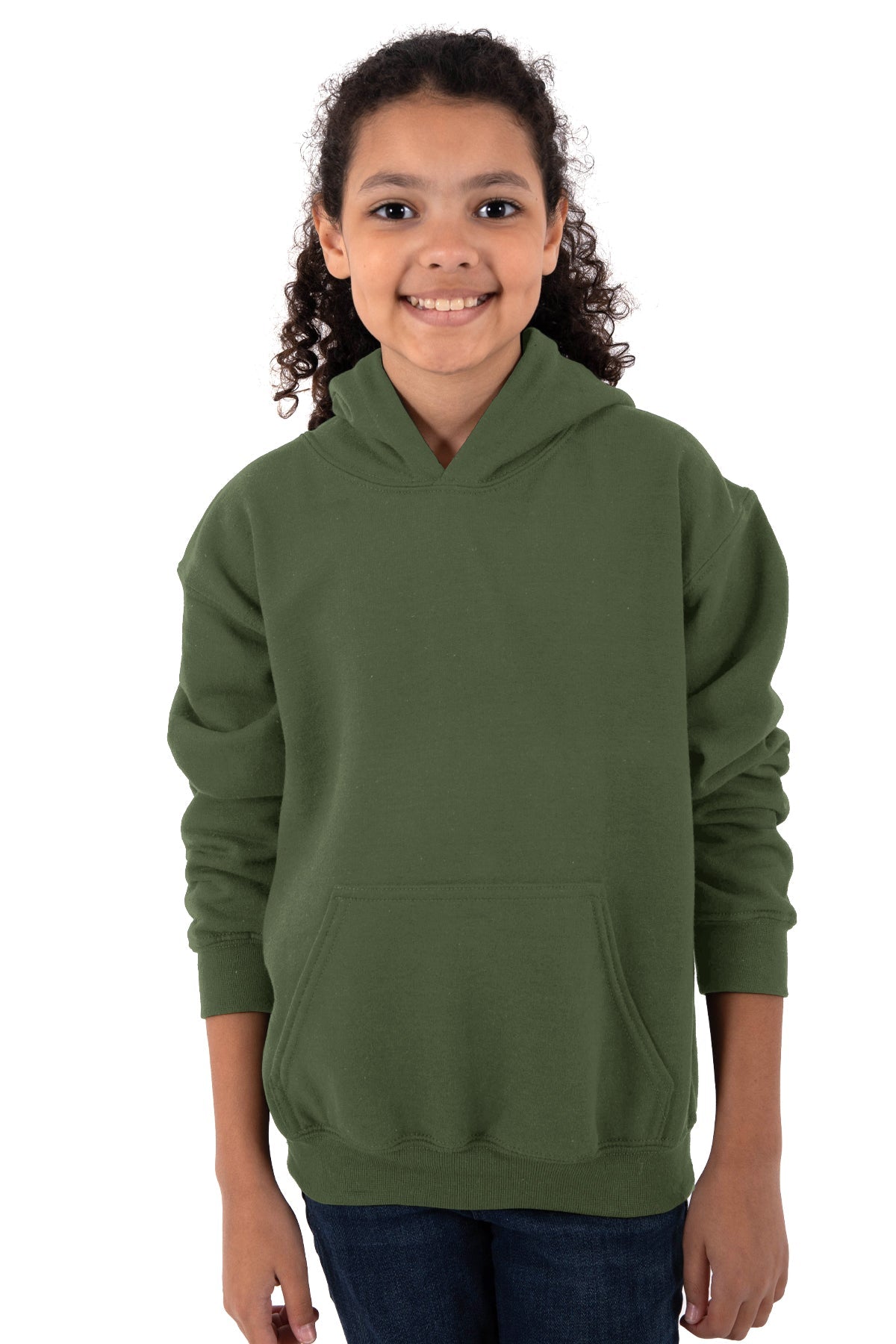 Premium 3 End Fleece Youth Hooded Sweatshirt