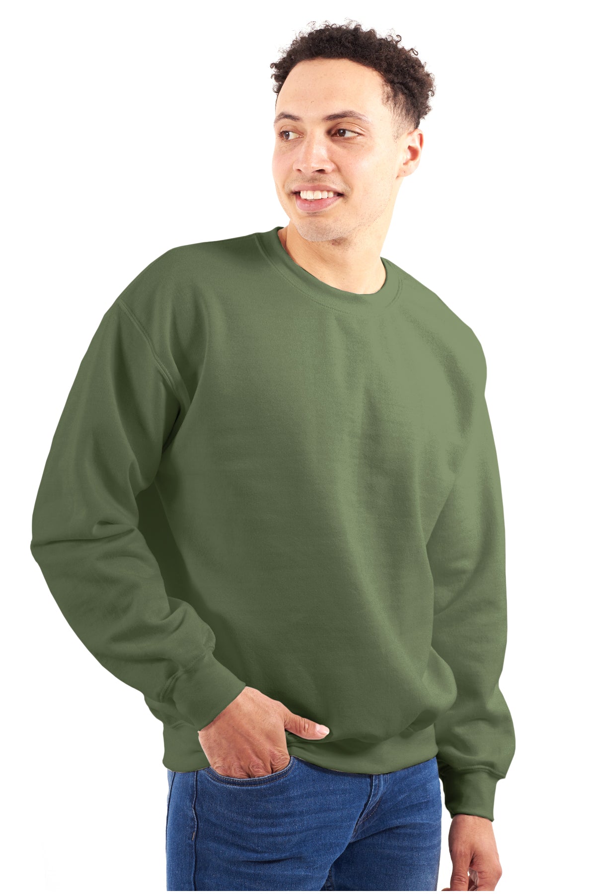 トップス CANTATE FULFFY CREW NECK SWEAT SHIRT 46 Premium 3 End Fleece Crewneck Sweatshirt | Brisco Brands