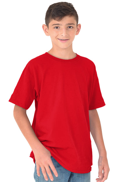 Premium CVC Youth Tee Shirt-Blank Shirt-Brisco Brands