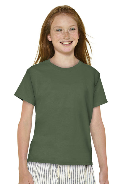 Premium CVC Youth Tee Shirt-Blank Shirt-Brisco Brands