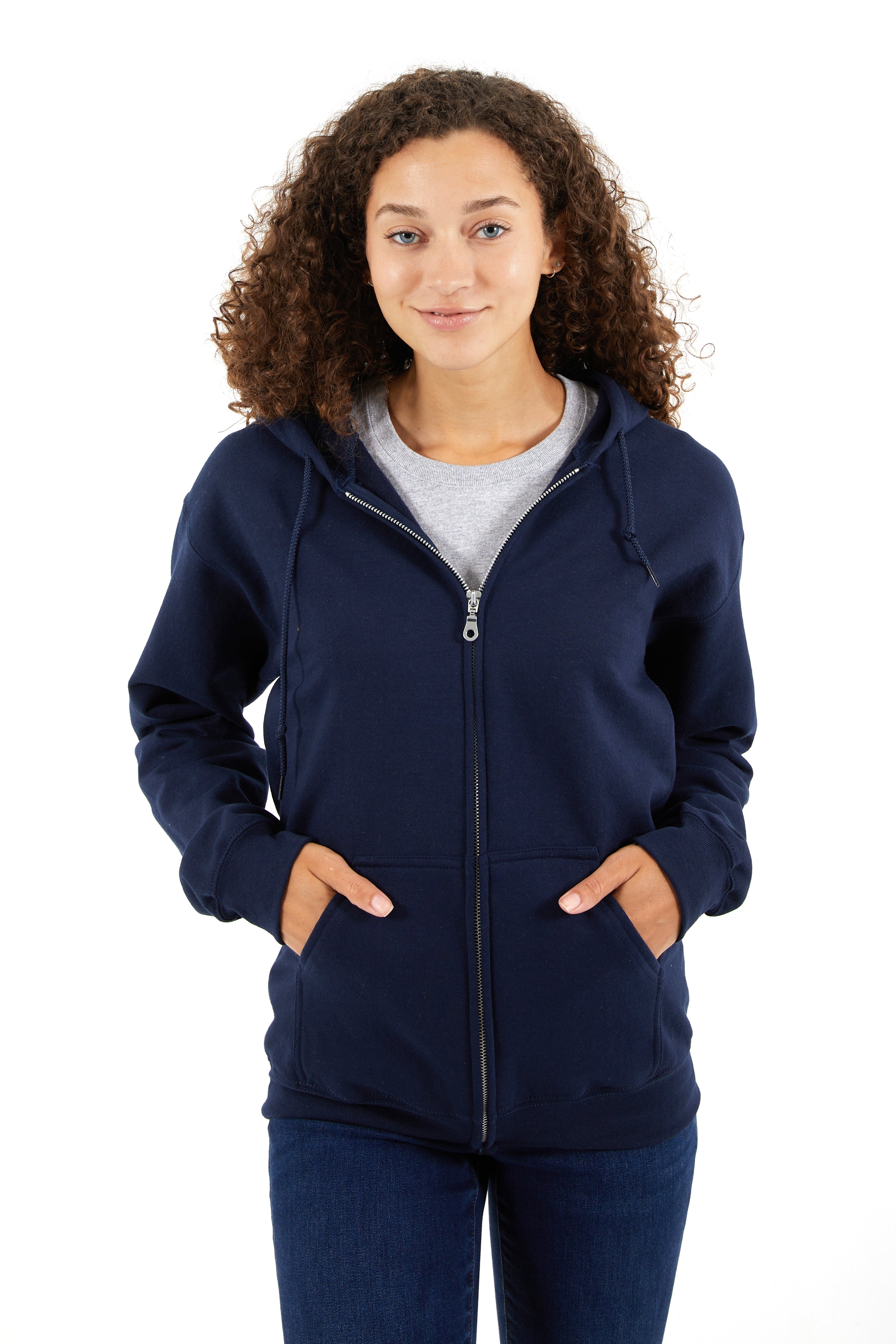 Premium 3 End Fleece Zipper Hooded Sweatshirt | Brisco Brands Premium 3 End Fleece Zipper Hooded Sweatshirt | Brisco Brands